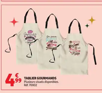 Auchan Tablier gourmands offre