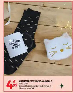 Auchan Chaufferette micro-ondable offre