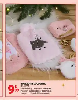 Auchan Bouillotte cocooning offre