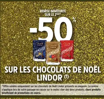 Intermarché Express LINDOR Sur les chocolats de noel offre