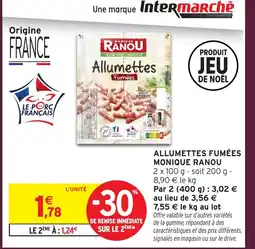 Intermarché Express MONIQUE RANOU Allumettes fumées offre
