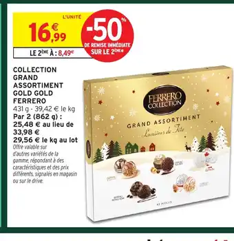 Intermarché Express Collection grand assortiment gold gold offre