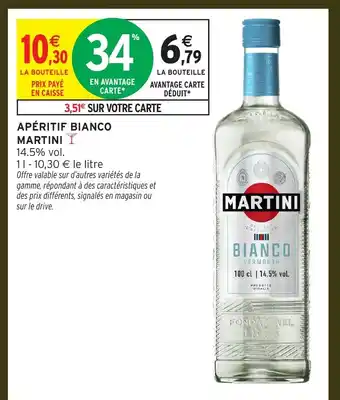 Intermarché Express MARTINI Apéritif bianco offre