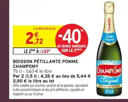 Intermarché Express CHAMPOMY Boisson pétillante pomme offre