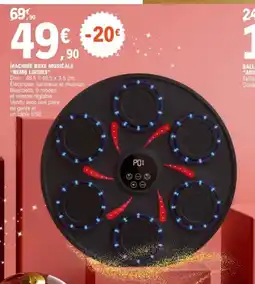 E.Leclerc Sport NEMO LOISIRS Machine boxe musicale offre