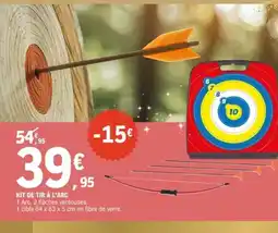 E.Leclerc Sport Kit de tir à l'arc offre