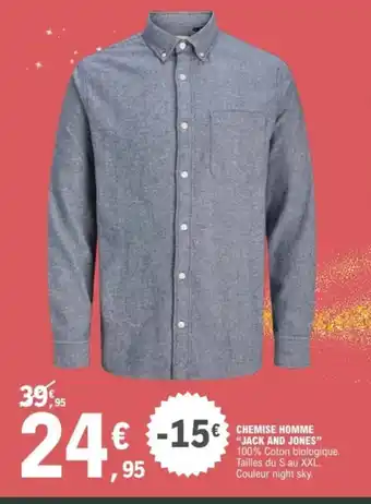 E.Leclerc Sport JACK AND JONES Chemise homme offre