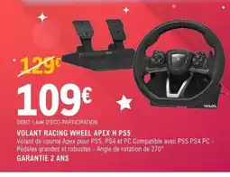 E.Leclerc Espace Culturel Volant racing wheel apex h ps5 offre