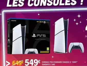 E.Leclerc Espace Culturel SONY Console ps5 standard chassis d offre