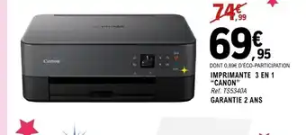 E.Leclerc Espace Culturel CANON Imprimant 3 en 1 offre
