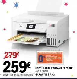 E.Leclerc Espace Culturel EPSON Imprimante ecotank offre