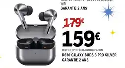 E.Leclerc Espace Culturel R630 galaxy buds 3 pro silver offre