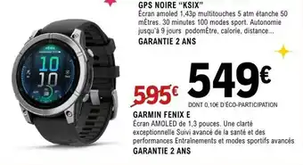 E.Leclerc Espace Culturel GARMIN Fenix e offre