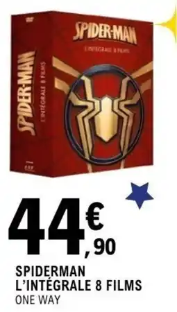 E.Leclerc Espace Culturel Spiderman l'intégrale 8 films offre