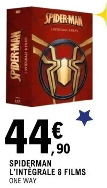 E.Leclerc Espace Culturel Spiderman l'intégrale 8 films offre