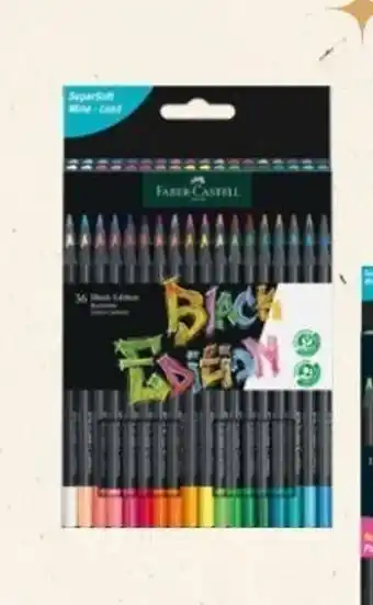E.Leclerc Espace Culturel FABER CASTELL Crayon de couleur black ed x36 offre