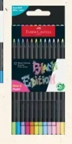 E.Leclerc Espace Culturel FABER CASTELL Couleur black neon +pastel x12 offre