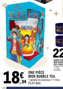 E.Leclerc Espace Culturel ONE PIÈCE Mon bubble tea offre