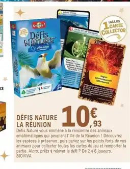 E.Leclerc Espace Culturel Défis nature la réunion offre