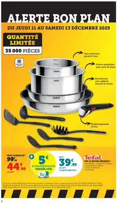 Hyper U TEFAL Set 10 pieces ingenio offre