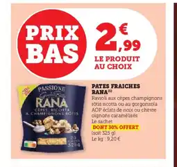Hyper U RANA Pates fraiches offre