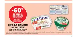 Hyper U Sur la gamme st moret et tartare offre