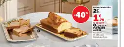 Hyper U Lot de 4 plateaux a cake offre