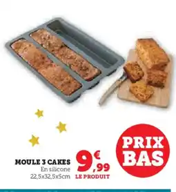 Hyper U Moule 3 cakes offre
