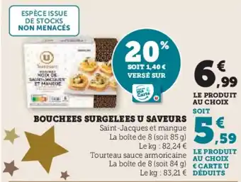 Hyper U Bouchees surgelees u saveurs offre