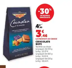 Hyper U NOVI Chocolats offre