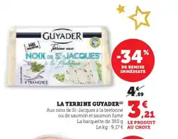 Hyper U GUYADER La terrine offre