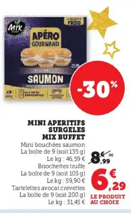 Hyper U MIX BUFFET Mini aperitifs surgeles offre