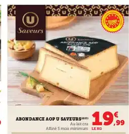 Hyper U Abondance aop u saveurs offre