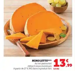Hyper U Mimolette offre