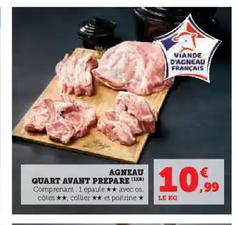 Hyper U Agneau quart avant prepare offre