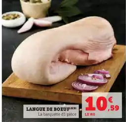 Hyper U Langue de boeuf offre