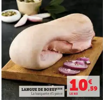 Hyper U Langue de boeuf offre