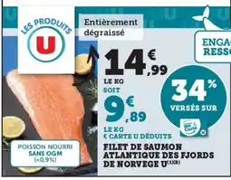 Hyper U Filet de saumon atlantique des fjords de norvege u offre