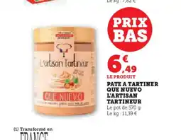 Hyper U L'ARTISAN TARTINEUR Pate a tartiner que nuevo offre