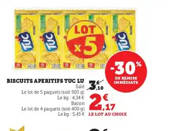 Hyper U LU Biscuits aperitifs tuc offre