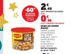 Hyper U MAGGI Fond ou fumet offre