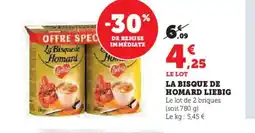 Hyper U LIEBIG La bisque de homard offre