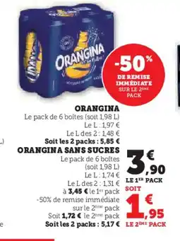 Hyper U ORANGINA offre