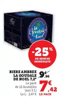 Hyper U LA GOUDALE Biere ambree offre