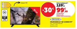 Hyper U Téléviseur 32" hd connecté offre