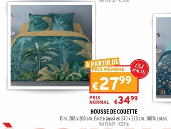Trafic Housse de couette offre