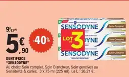 E.Leclerc Dentifrice Sensodyne offre