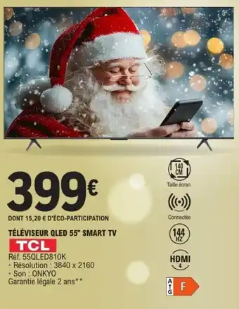 E.Leclerc SAMSUNG Téléviseur 55" smart tv offre