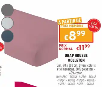 Trafic Drap housse molleton offre