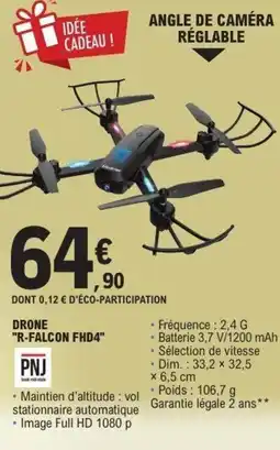 E.Leclerc PNJ Drone "r-falcon fhd4" offre